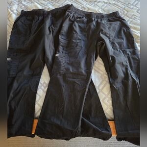 Cherokee Workwear Black Scrub Pants